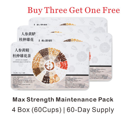 Natural Male Enhancement Tea: Maca-Ginseng-Polygonatum | Eight Treasures Formula